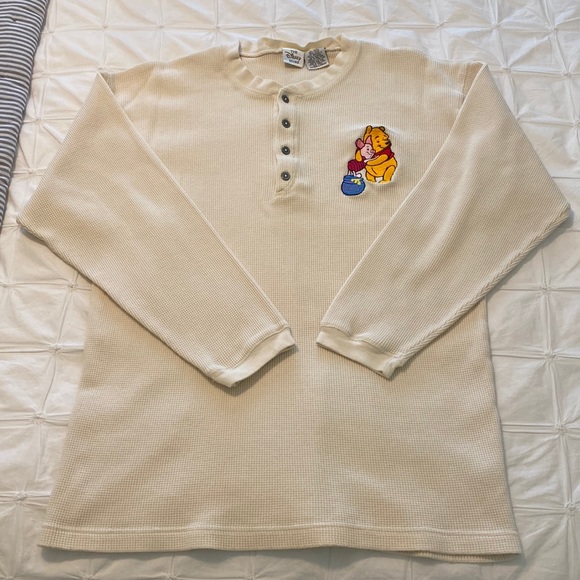 the disney store Shirts Mens Winnie The Pooh Long Sleeve Thermal